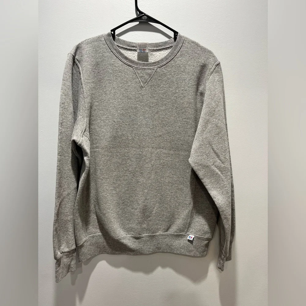 Vintage Russell Athletic Sweatshirt Gray Pullover Crewneck Medium‎